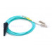 LC-LC102-OM3-MM-OHZFP LC OM3光纖1分2多模分光器 1分2LC OM3多模光纖分路器 lc拉錐式光分器 分支連接器延長線 卡式盒式LC分路器 FBT分路器